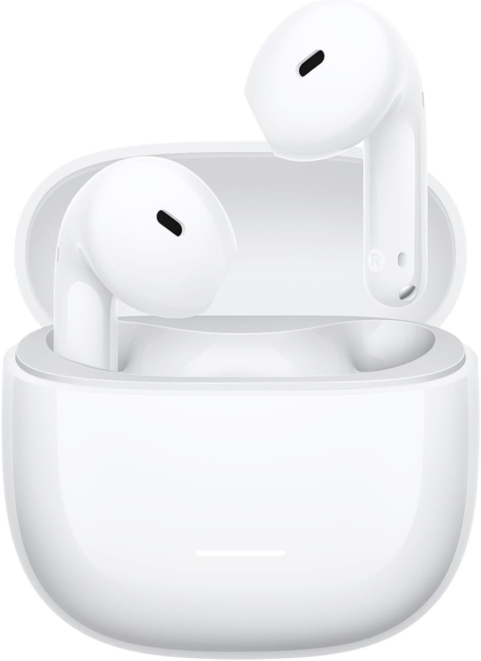 Buds 8 Active - White, TWS Bluetooth Earbuds Semi-in-ear, 14.2mm titanium-diaphragm driver with strong bass, Up to 37h Battery Life, Dual-device connection, 5 EQ settings, Bluetooth 5.4, IP54