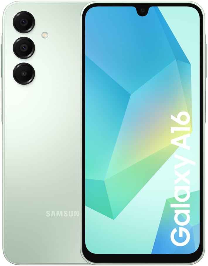 Samsung Galaxy A16 4G, Android Smartphone, 50MP Main Camera, 6.7" display, 128GB, Light Green