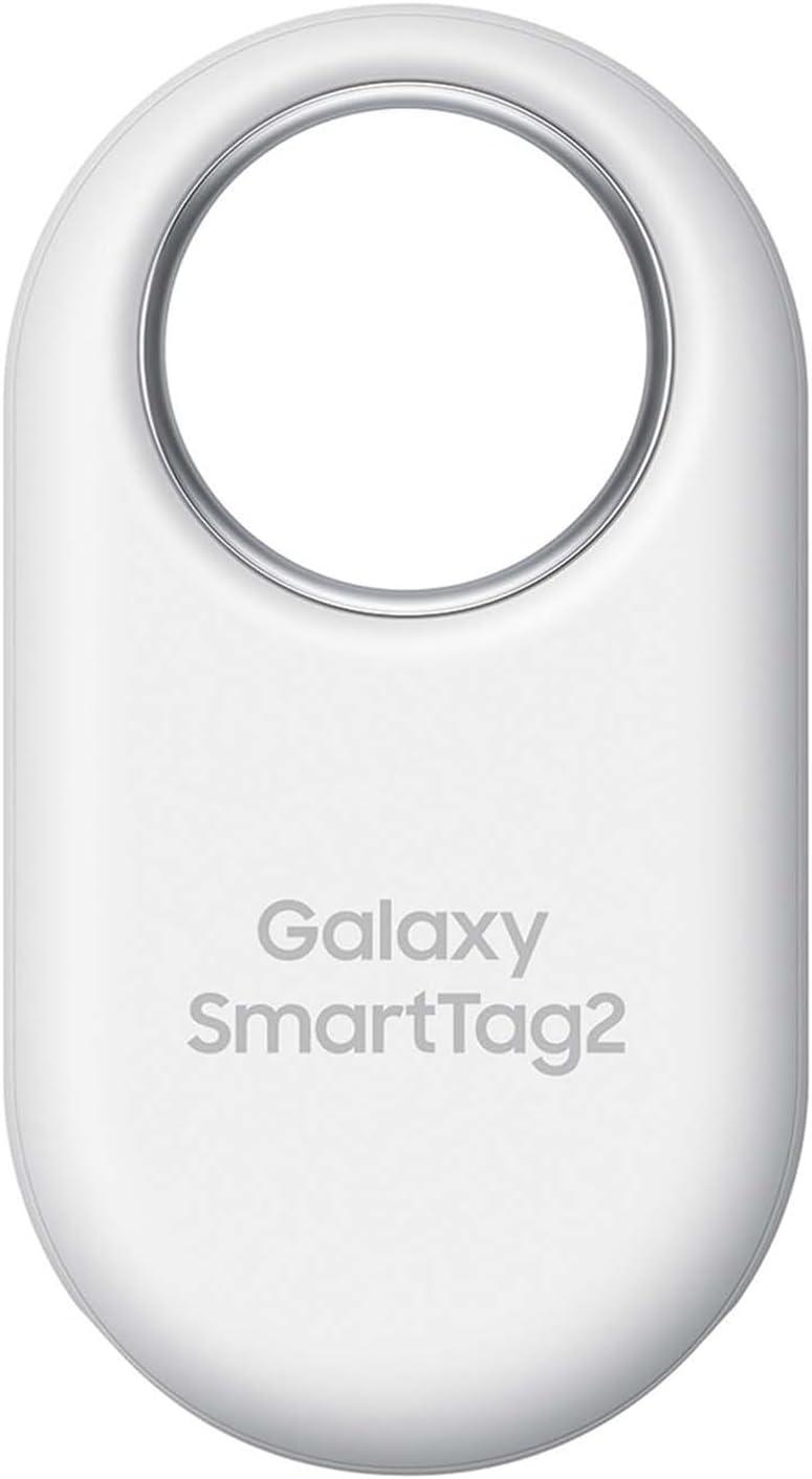 Samsung Galaxy SmartTag2 Bluetooth Tracker (1 Pack), Compass View AR, Find Lost Mode, White