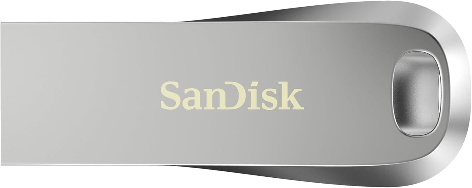 SanDisk 64GB Ultra Luxe USB Flash Drive, USB 3.2 Gen 1 + USB 3.0 capable up to 400 MB/s read speeds, Password protection, Data recovery software