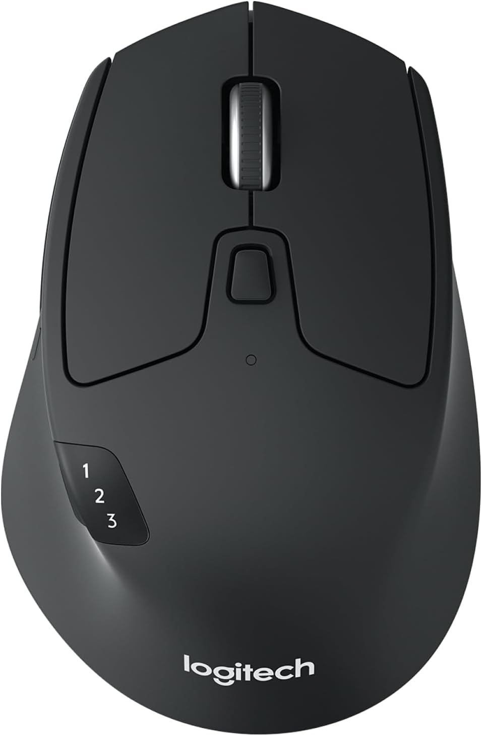 Logitech M720 - Black, Triathlon Multi-Device Wireless Mouse, Bluetooth, USB Unifying Receiver, 1000 DPI, 6 Programmable Buttons, 2-Year Battery, Compatible With Laptop, PC, Mac, IPadOS