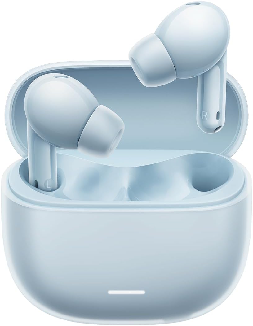 Xiaomi Redmi Buds 6 Lite – True Wireless Earbuds with AI Noise Cancellation, 20-Hour Battery Life & Bluetooth 5.3 – Blue