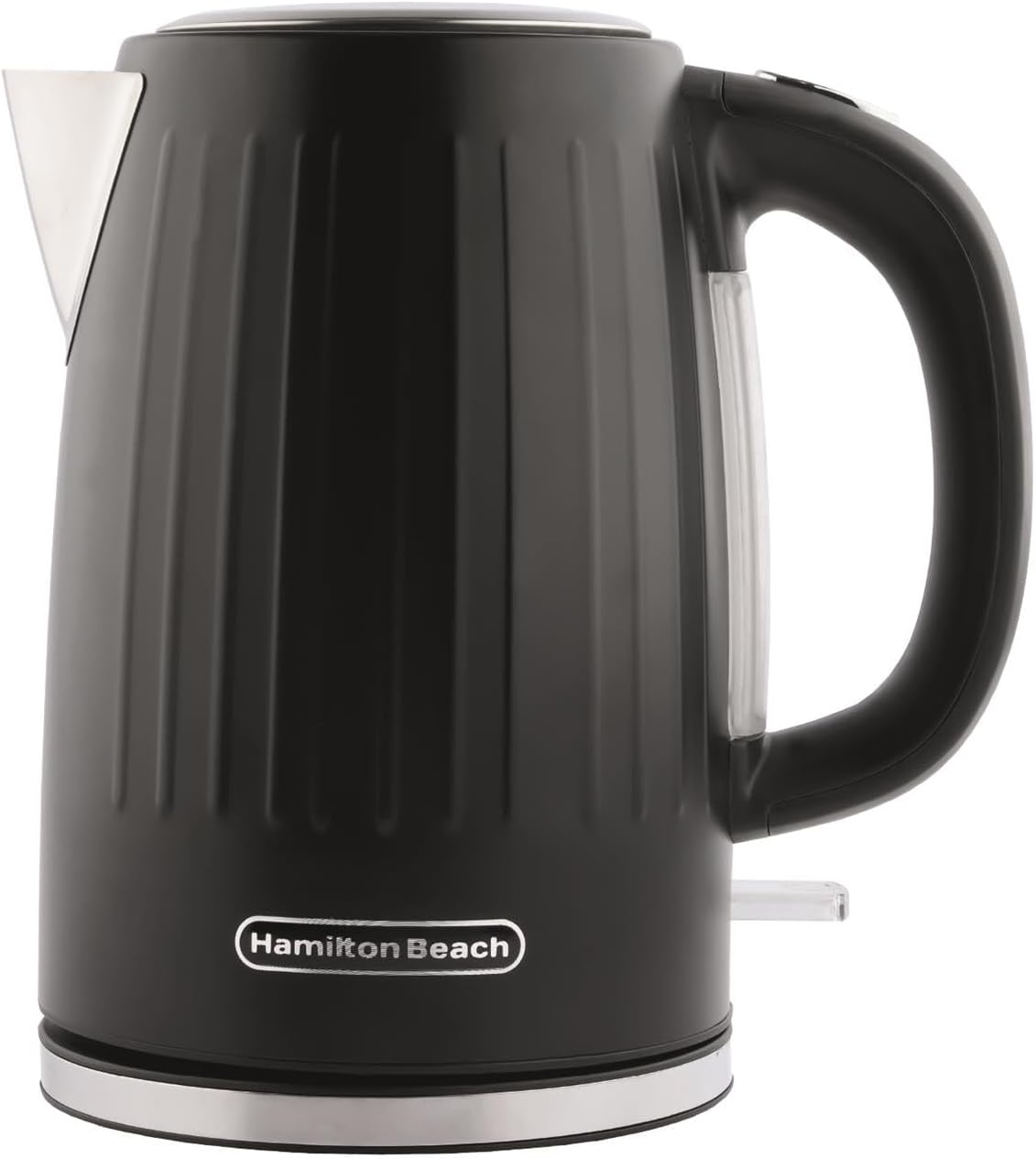 Hamilton Beach Electric Kettle, Harmony, 1.7L, Rapid Boil, Boil Dry Protection, 360° Swivel Base, Removable Limescale Filter, Illuminated Indicator Light, Espresso
