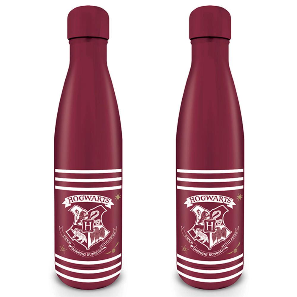 Harry Potter Crest and Stripes Metal Bottle