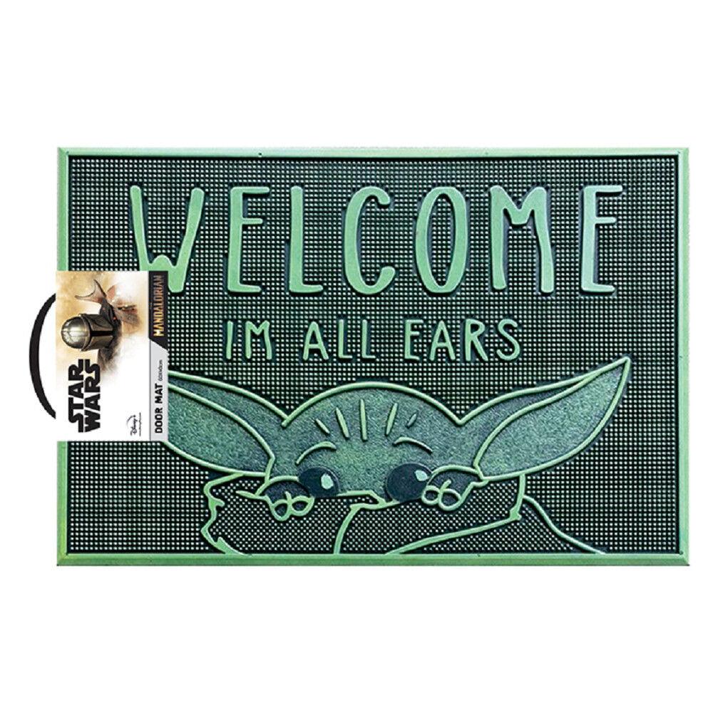 The Mandalorian Im All Ears Rubber Doormat