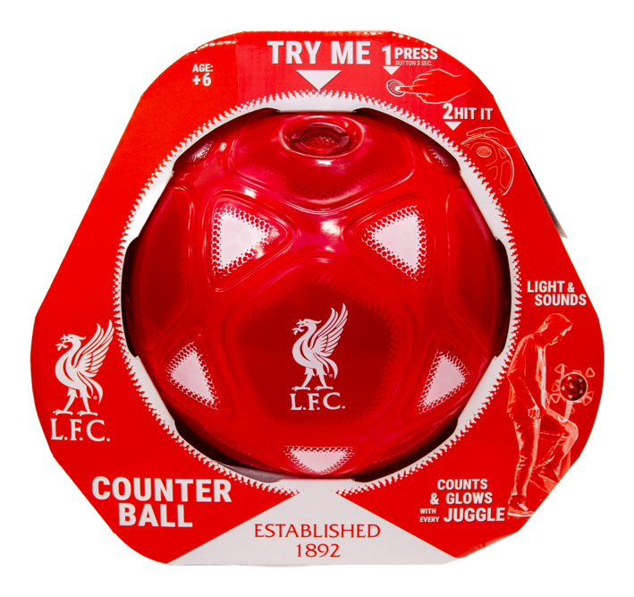 Smart Ball Kick Up Counting Football with Lights and Sounds - Liverpool
