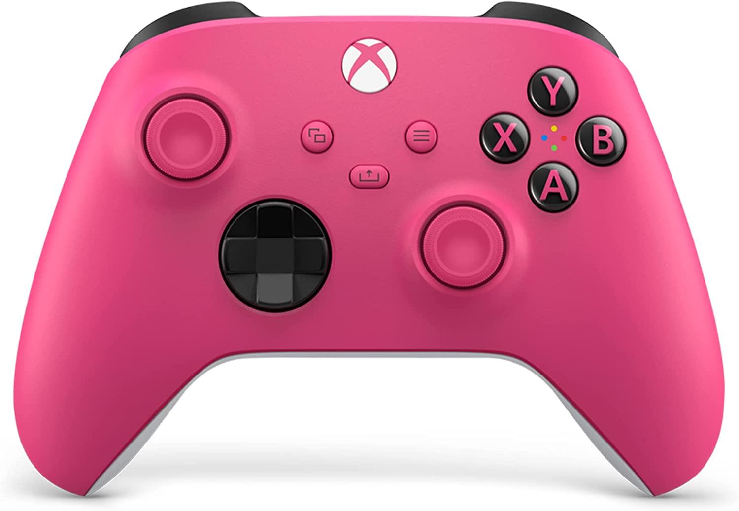 Xbox Wireless Controller Deep Pink for Xbox Series X, Xbox One, Windows 10 PC, Android, and iOS