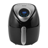 Salter Digital Air Fryer – 4.5L Oil-Free Fryer, Rapid Hot Air Circulation, Non-Stick Cooking Basket, Digital Display, 7 Cooking Functions, 30 Minute Timer, Healthy Cooking/Students, 1300W