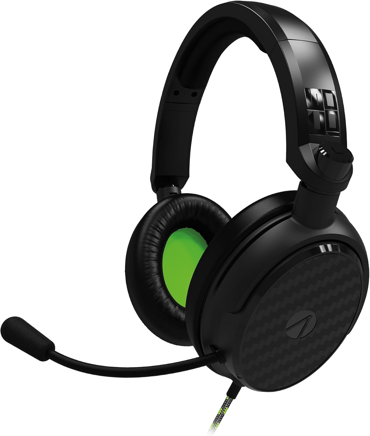 STEALTH C6-100 Gaming Headset Range (Green & Black) Gaming Headset PS4/PS5, XBOX, Nintendo Switch, PC with Flexible Mic, 3.5mm Jack, 1.5m Cable, Lightweight, Comfortable and Durable