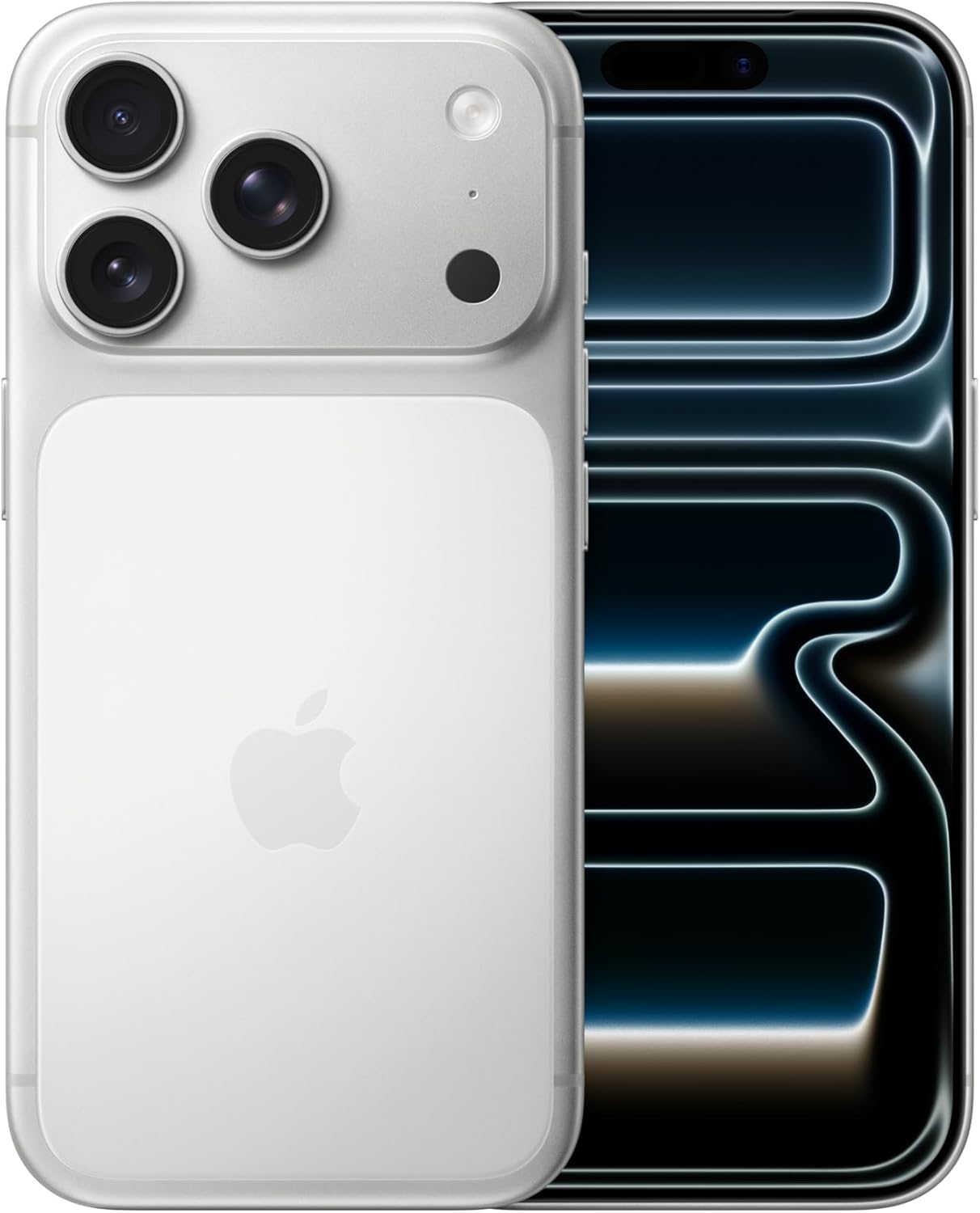 Apple iPhone 17 Pro 256GB Silver: 6.3-inch Display with ProMotion up to 120Hz, A19 Pro Chip, Breakthrough Battery Life, Pro Fusion Camera System with Center Stage Front Camera