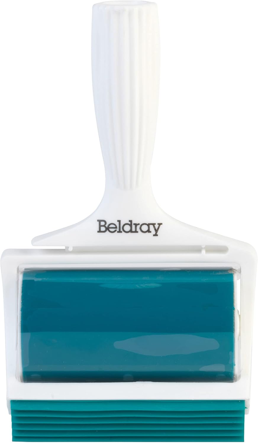 Beldray Handheld Lint Roller – TPR Gel Pet Hair Remover With Squeegee, Sticky Washable & Reusable Fur Removal, Removes Fluff, Fuzz, Dog & Cat Hair From Clothes/Upholstery/Cars, Pet Plus+