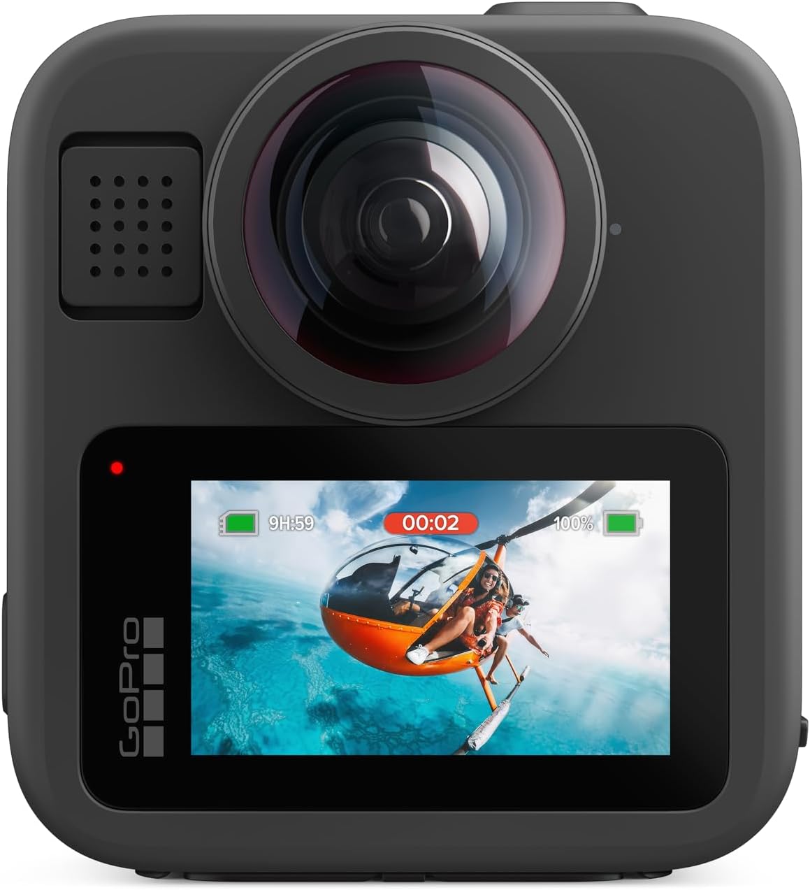 GoPro MAX2 - Waterproof 360 + Traditional Action Camera with Touch Screen, Spherical 8K Video, 29MP 360 Photos, Easy Replaceable Lenses, HyperSmooth Stabilization, 6 Microphones