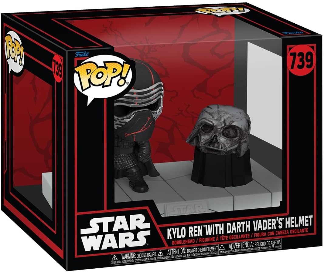 POP! Deluxe: Star Wars: Star Wars Darkside - Kylo Ren with Darth Vader's Helmet