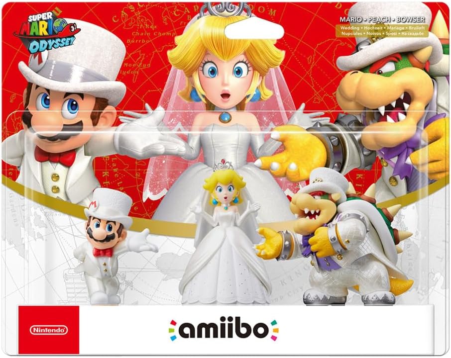 Nintendo Amiibo Character - Super Mario (Bowser, Mario, Peach)