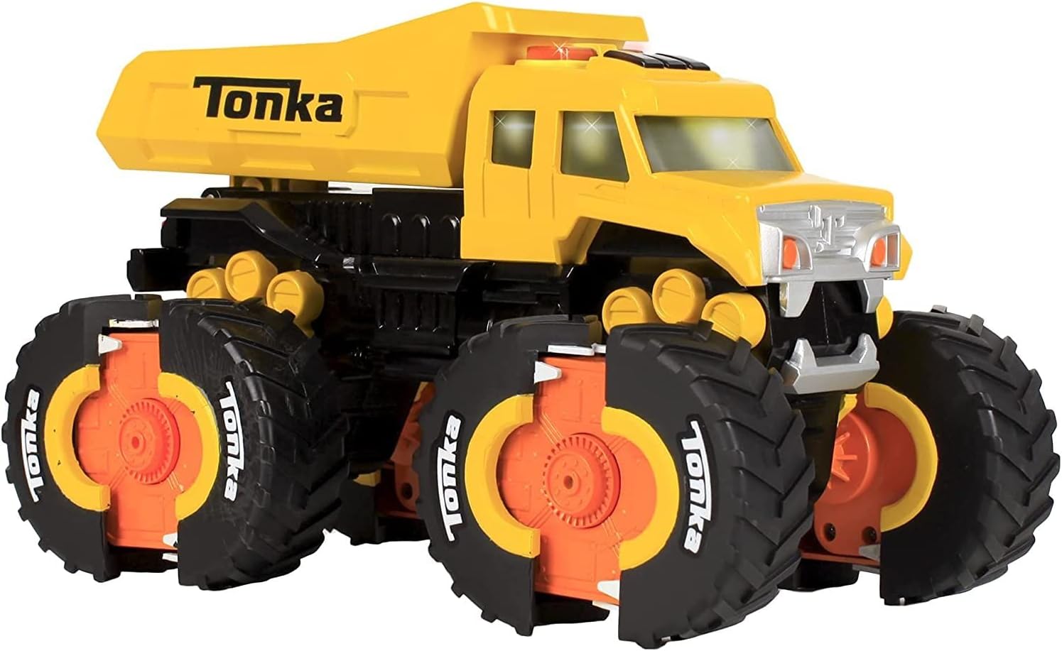 Tonka Mighty Machines | Lights and Sounds Dump Truck | Construction Toy for Boys and Girls, Interactive Vehicle Toys for Creative Play, Motor Skill develpoment for Children 3+