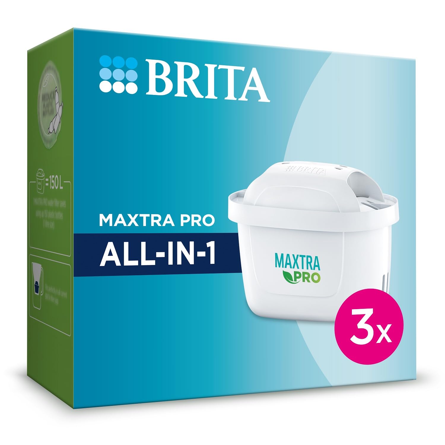 BRITA MAXTRA PRO All-in-1 Water Filter Cartridge 3 Pack