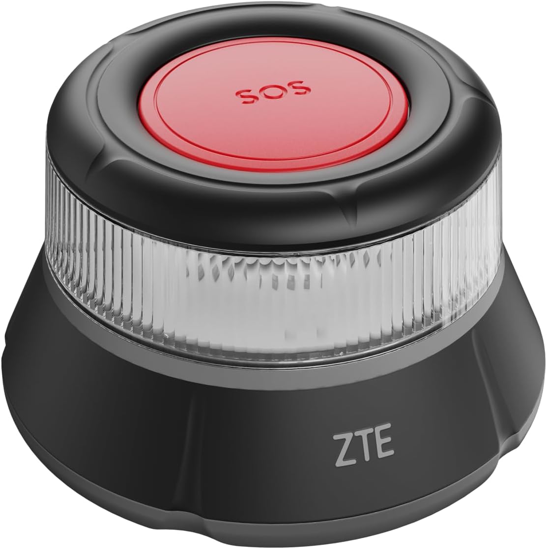 ZTE E1 Beacon V16 Approved and Connected to DGT, Emergency Light 360°, Waterproof IP54, Geolocation 3.0, Battery 9V, Magnetic Fixation