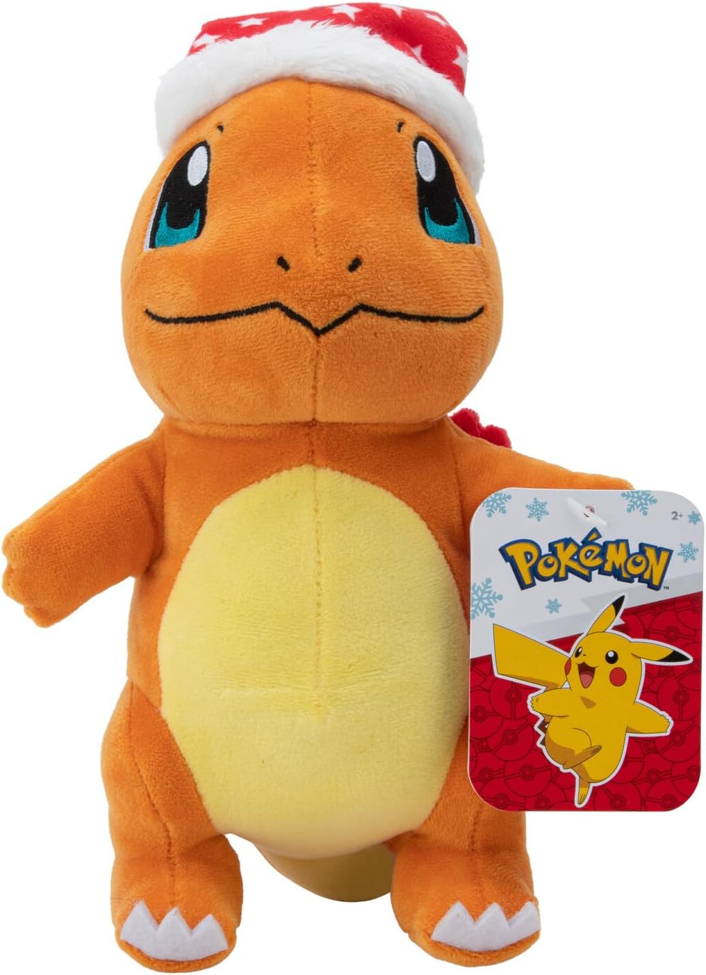 Pokemon 8" Holiday Plush - Charmander Plush with Santa Hat