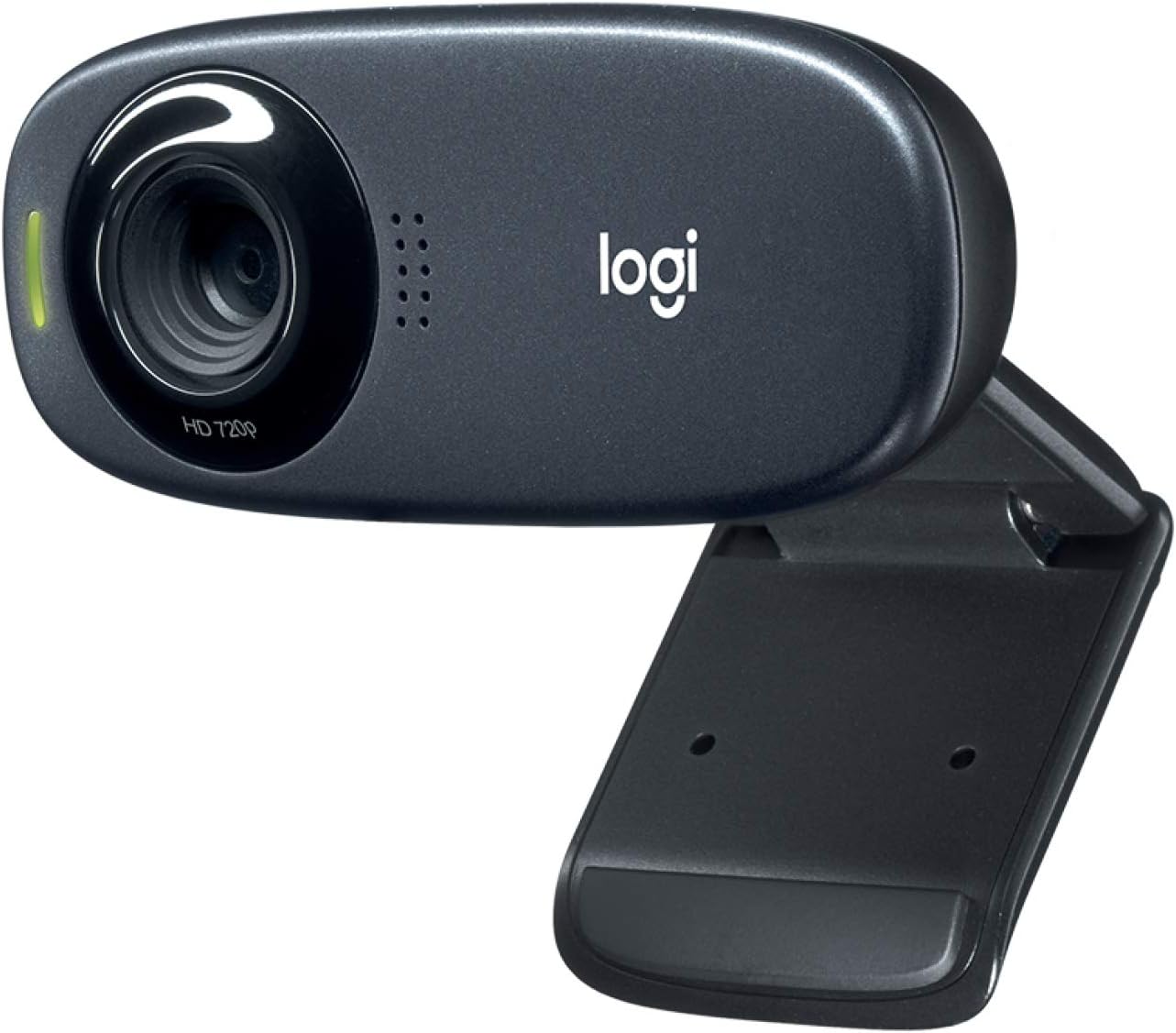 Logitech C310 HD Webcam, HD 720p/30fps, Widescreen HD Video Calling, HD Light Correction, Noise-Reducing Mic, For Skype, FaceTime, Hangouts, WebEx, PC/Mac/Laptop/Macbook/Tablet - Black