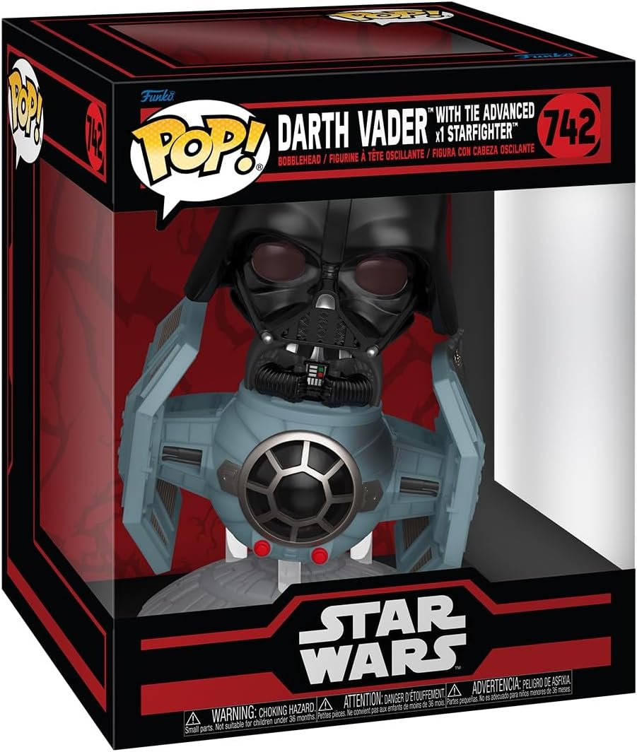 POP! Rides Deluxe: Star Wars: Star Wars Darkside - Darth Vader with TIE Advanced x1 Starfighter