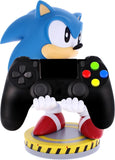 Cable Guys - Sliding Sonic the Hedgehog Gaming Accessories Holder & Phone Holder for most Controller (Xbox, Play Station, Nintendo Switch) & Phone