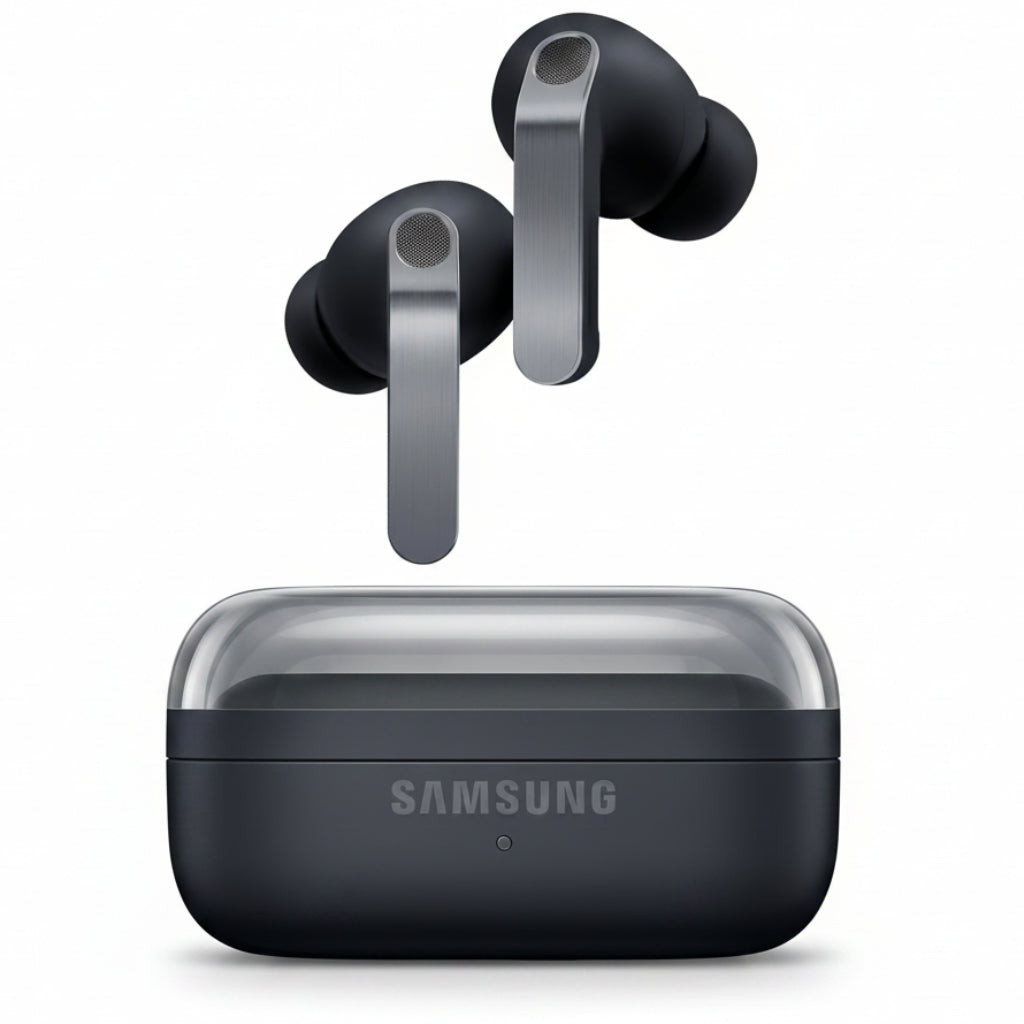 Samsung Galaxy Buds4 Pro - Black, Wireless Bluetooth Earbuds, Real Metal Blade, Full-Spectrum Hi-Fi Sound, 2-Way Speaker & Dual Amp, 360 Audio, ANC
