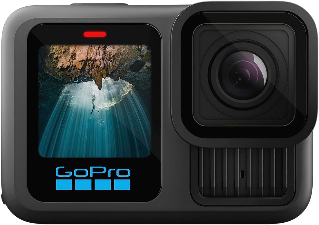 GoPro HERO13 Black - Waterproof Action Camera with 5.3K60 Video, 27MP Photo + Compatability with HB-Series Lenses