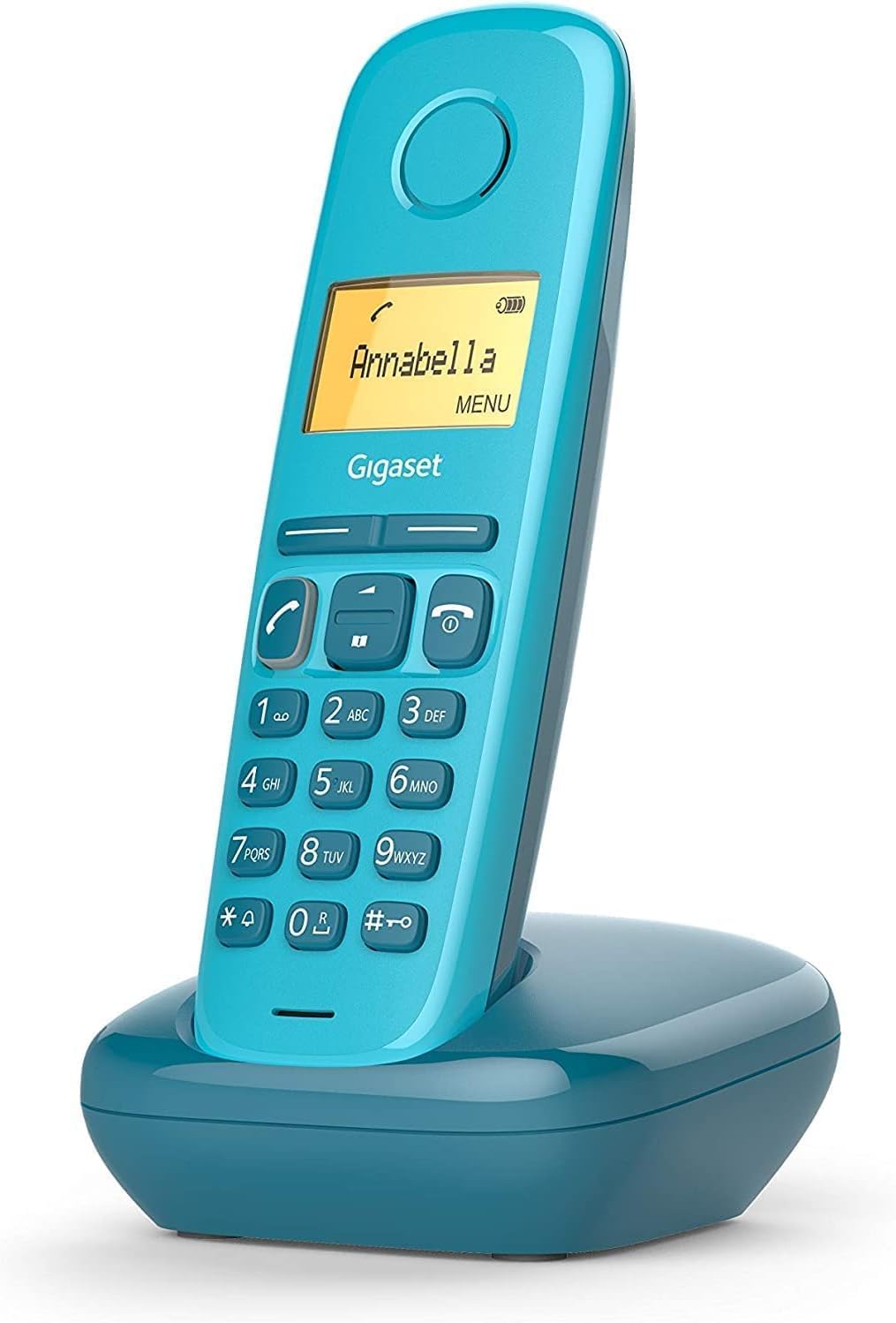 Gigaset A170 - One Handsets - Cordless DECT Telephone - Illuminated Graphic Display - Simple Installation, Aqua Blue