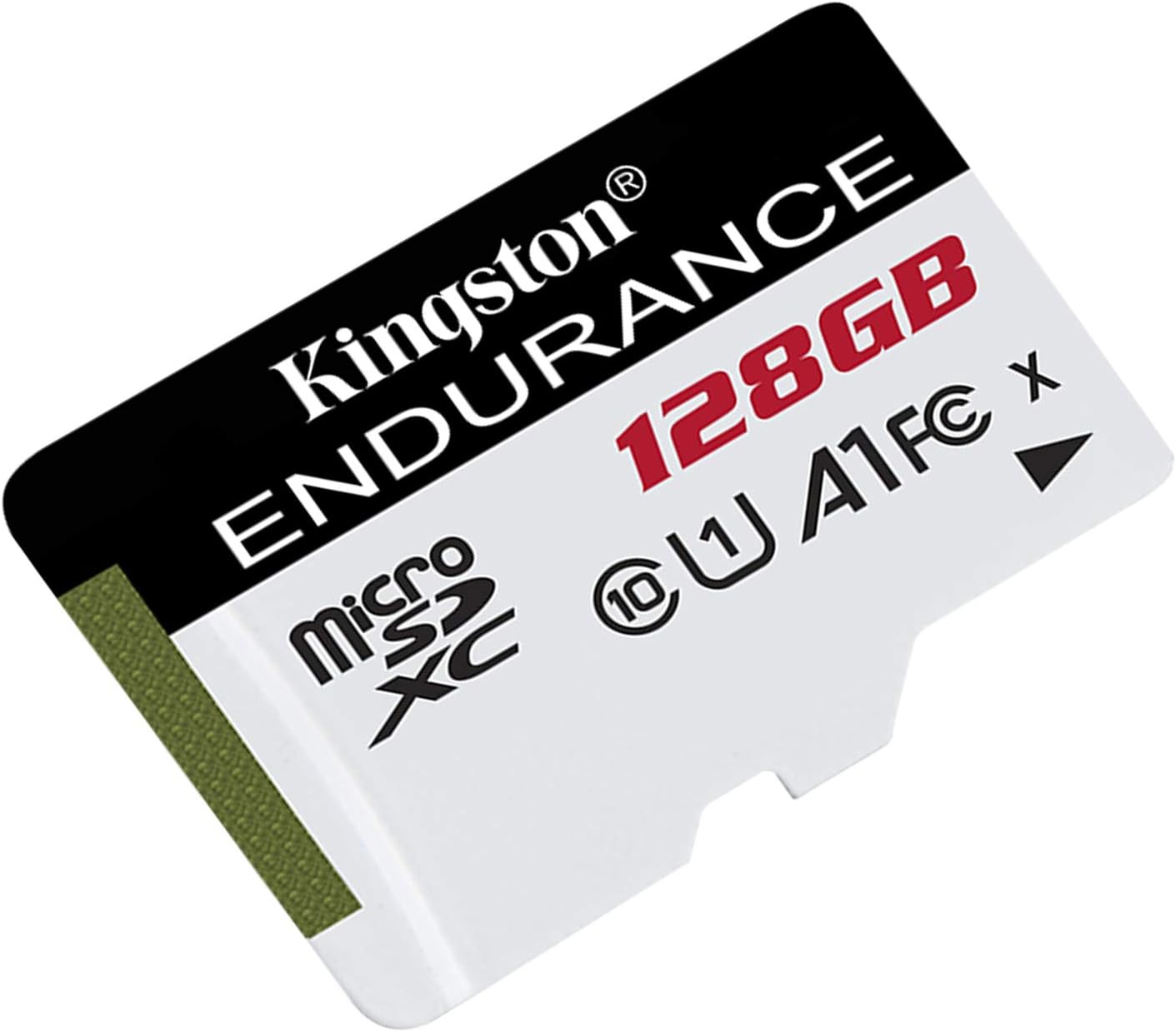 Kingston SDCE/128GB High Endurance micro SD Flash Memory Card, 128GB, Class 10, A1, UHS-I U1