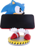 Cable Guys - Sliding Sonic the Hedgehog Gaming Accessories Holder & Phone Holder for most Controller (Xbox, Play Station, Nintendo Switch) & Phone