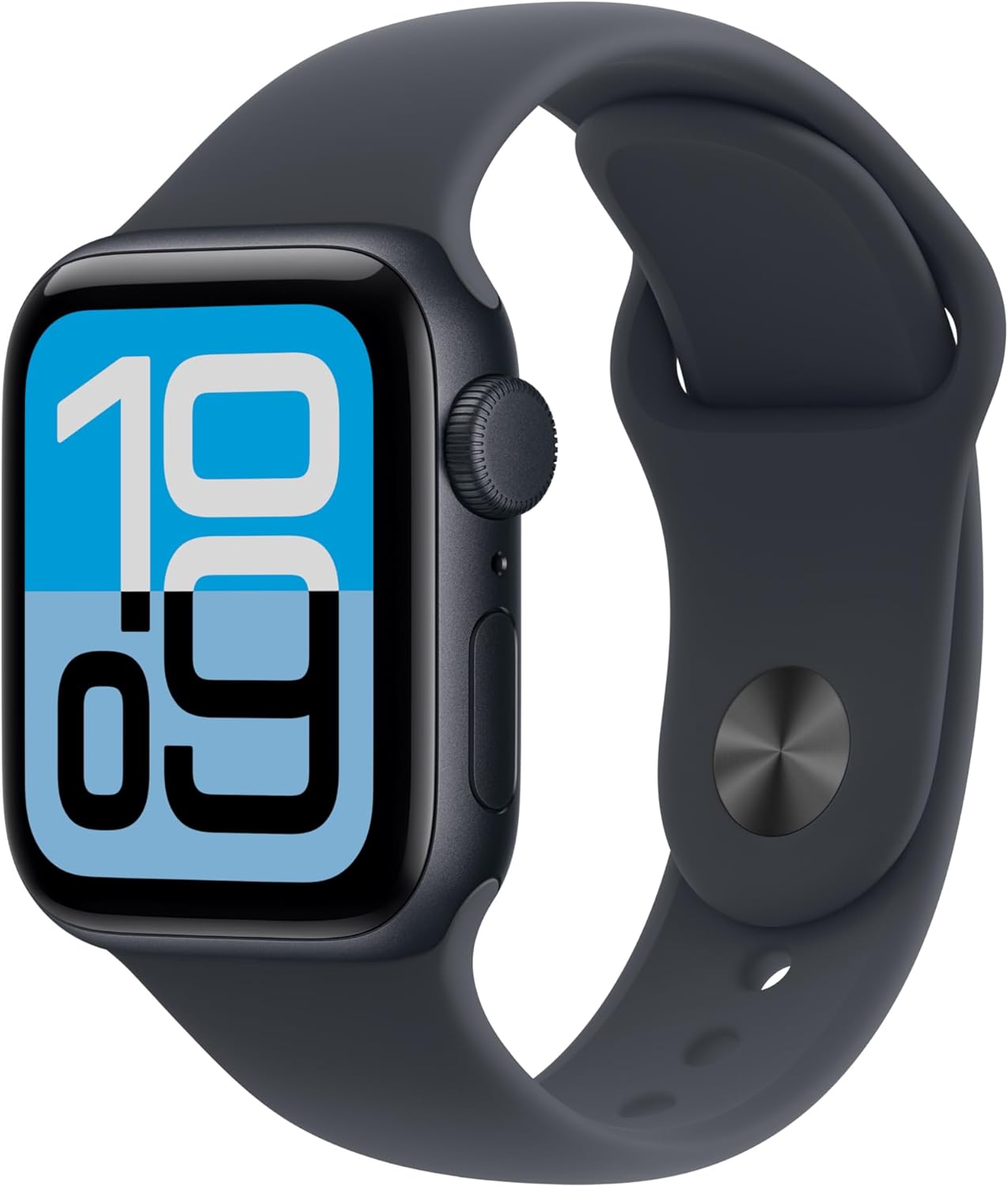 Apple Watch SE 3 GPS 40mm Smartwatch with Midnight Aluminium Case with Midnight Sport Band, Fitness and Sleep Trackers, Heart Rate Monitor, Always-On Display, Water Resistant