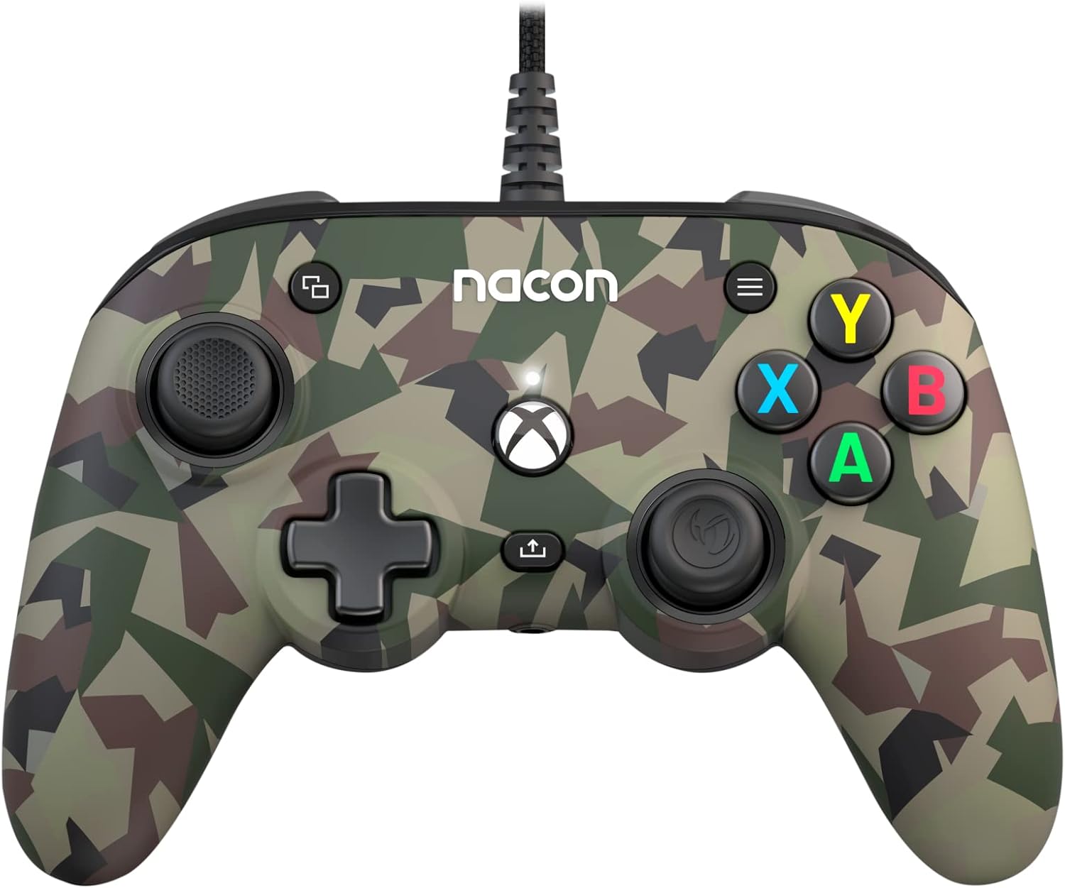 Nacon Pro Compact Camo Forest Wired Controller for Xbox series X | S, One, PC