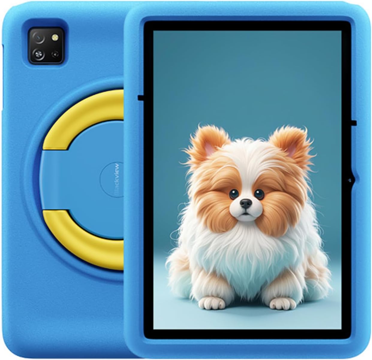 Blackview Tab A6 Kids, 4GB + 128GB, Android 14 Tablet for Children, Parent Control, 10.1'' HD+ IPS Display, 5100mAh Battery, 5MP+8MP Camera, WIFI 6 Bluetooth, Dual BOX Speakers Blue