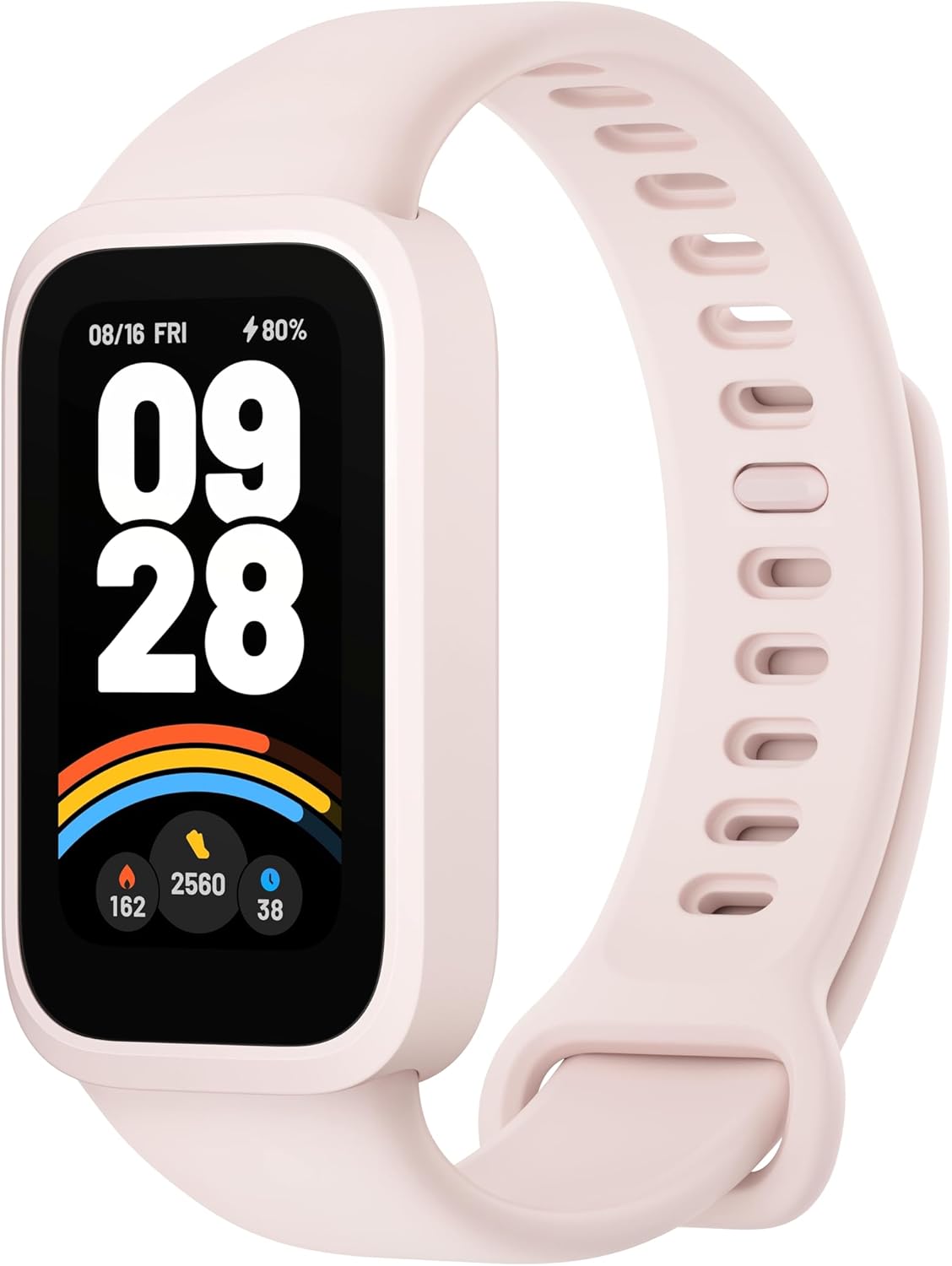 Xiaomi Smart Band 9 Active - Pink, Fitness Tracker, 1.47" TFT Display, 18 Day Battery Life, 50 Sports Modes, Heart Rate & SpO₂ Monitoring, 5ATM Waterproof, Sleep Tracking