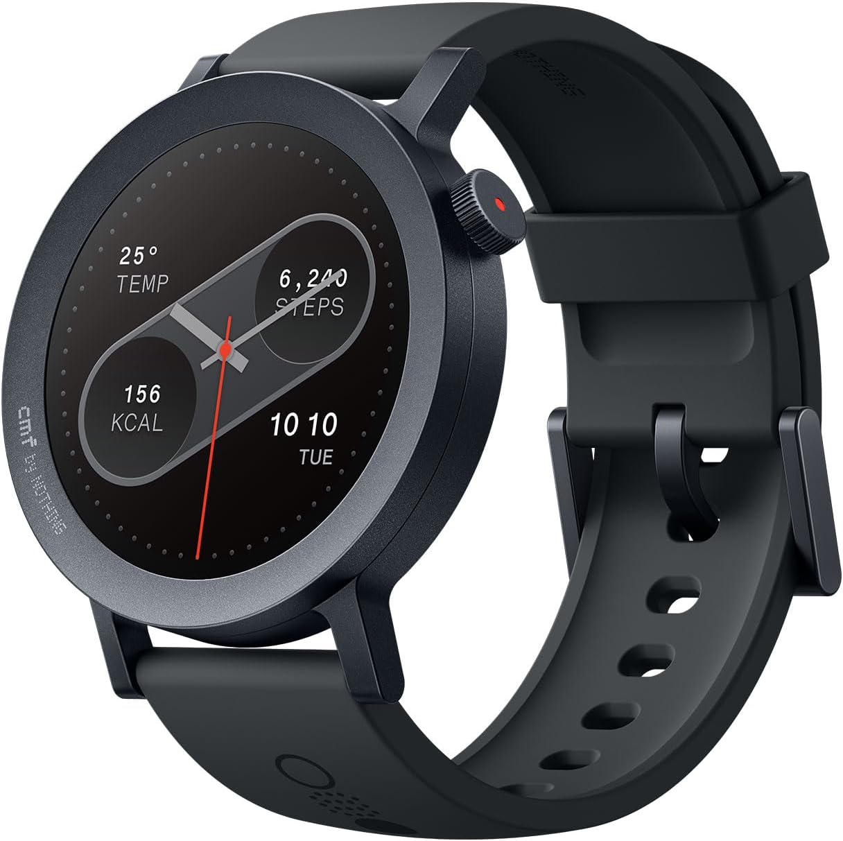 Nothing Watch Pro 2 Smartwatch, Dark Grey, 1.32 Inch AMOLED Display, 11 Day Battery Life, Bluetooth Calls with AI Noise Cancellation, IP68 Waterproof and Integrated Multi-System GPS