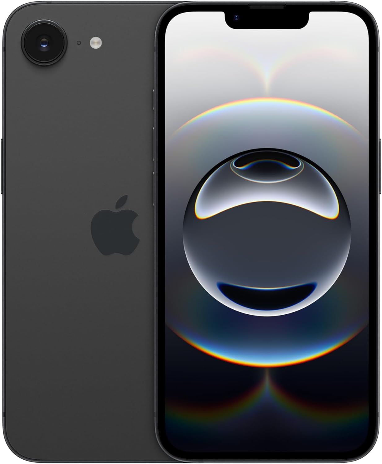 Apple iPhone 16e 128GB Black: Built for Apple Intelligence, A18 Chip, Supersized Battery Life, 48MP Fusion Camera, 6.1-inch Super Retina XDR Display