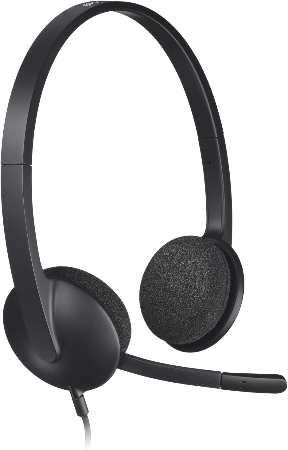 Logitech H340 USB Computer Headset – Lightweight, Noise-Cancelling Microphone, Digital Stereo Sound, Plug & Play for PC/Mac