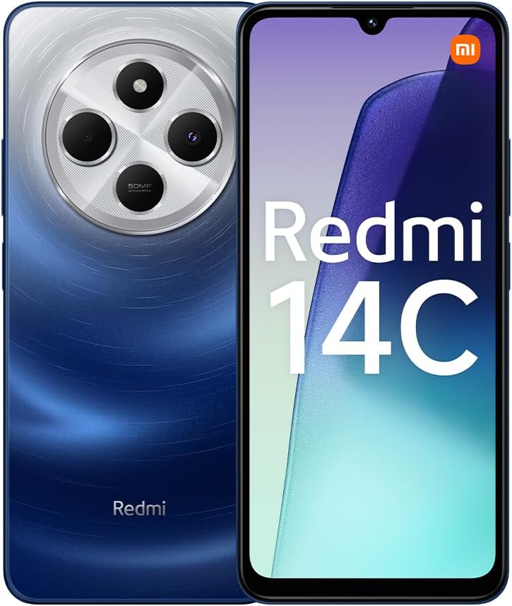 Xiaomi Redmi 14C 8GB 256GB Blue, Android Smartphone, 2.0GHz, 6.88" display, 50MP AI dual camera, 5160mAH battery, 18W fast charging