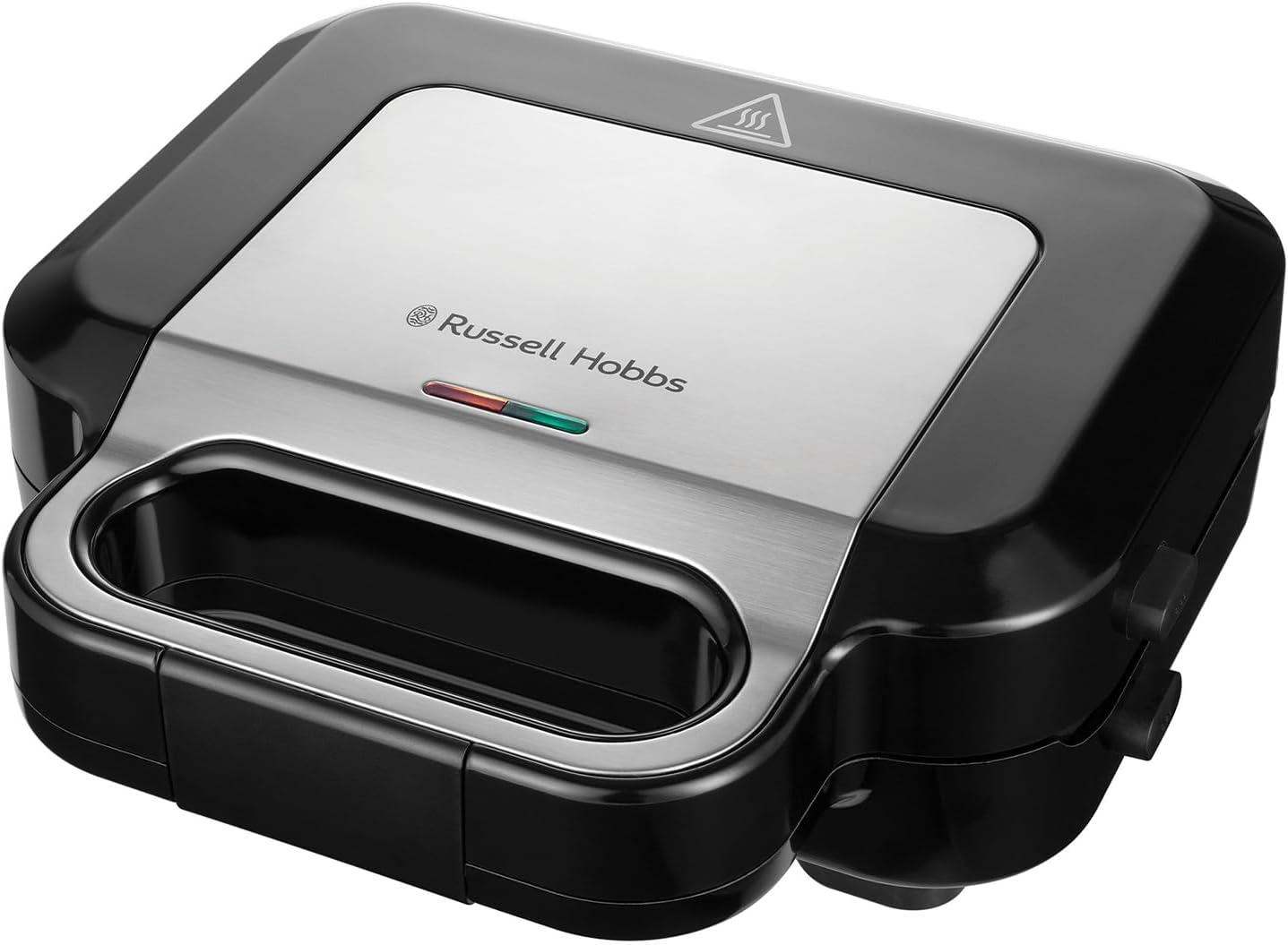 Russell Hobbs Sandwich Maker 3 in 1 Creations (Waffle maker, panini press or grill, 3 removable plates with non-stick coating, dishwashersafe parts, BPA free) Black