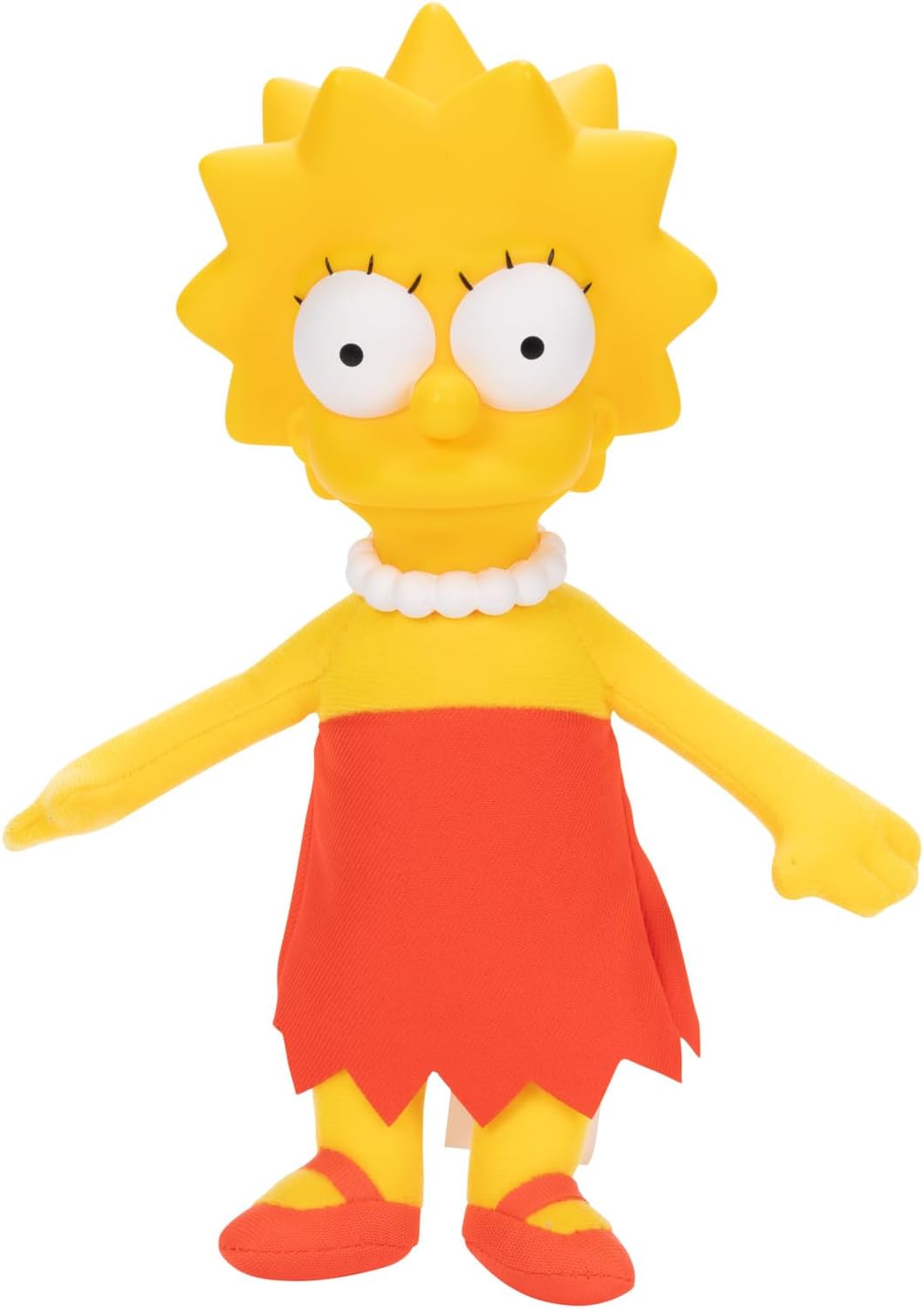 The Simpsons Lisa Plush Features Soft Fabric Body with Sculpted Head Officially Licensed by Disney