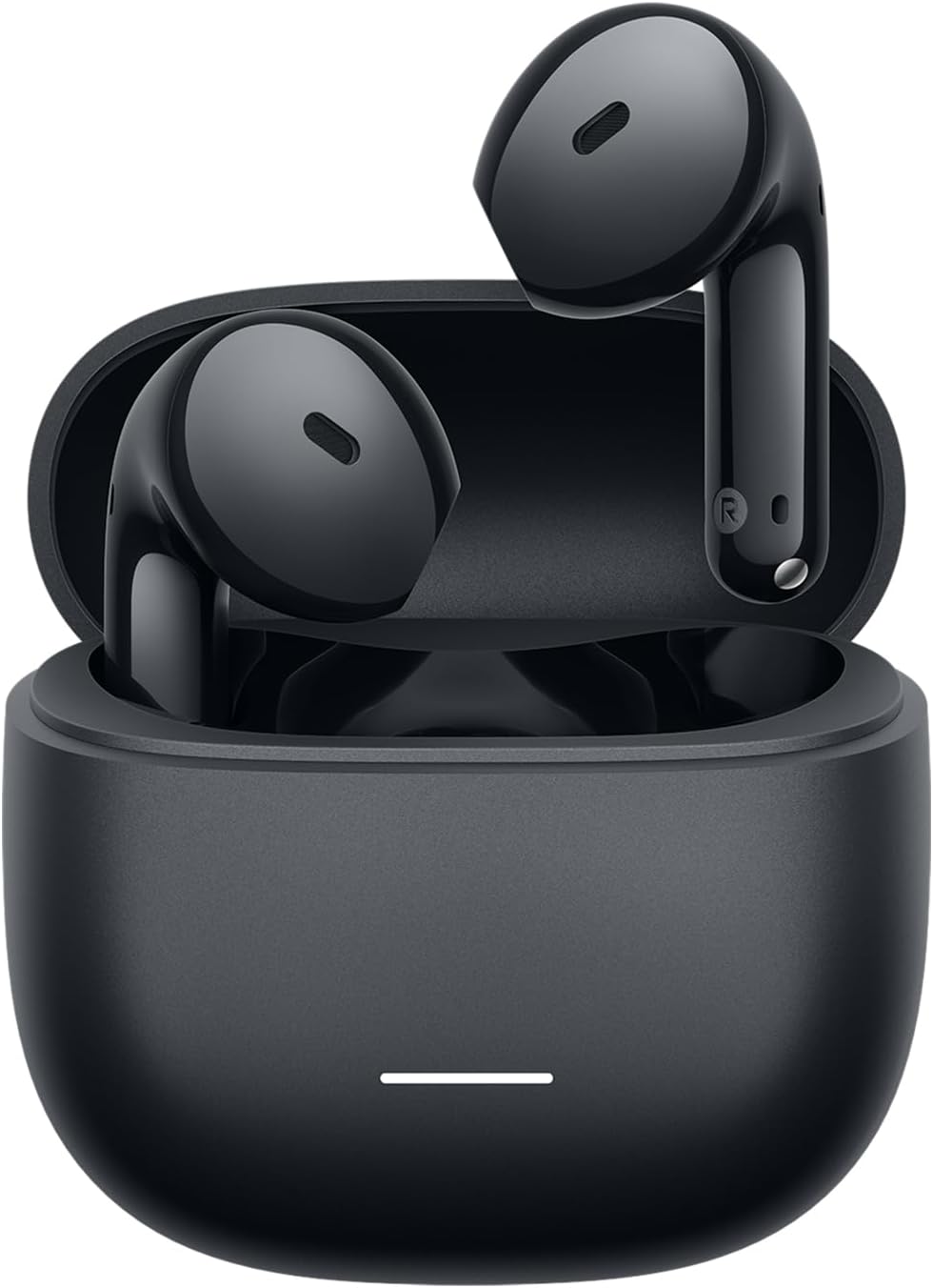 Buds 8 Active - Black, TWS Bluetooth Earbuds Semi-in-ear, 14.2mm titanium-diaphragm driver with strong bass, Up to 37h Battery Life, Dual-device connection, 5 EQ settings, Bluetooth 5.4, IP54