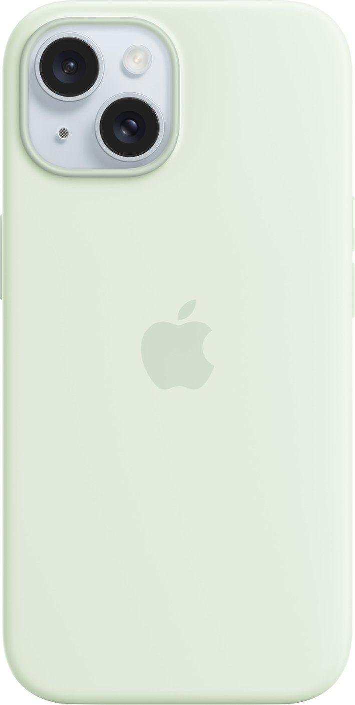 Apple iPhone 15 Silicone Case with MagSafe - Soft Mint