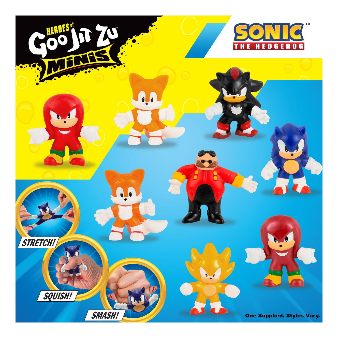 Heroes of Goo Jit Zu Sonic Minis S3 Slimline Action Figures
