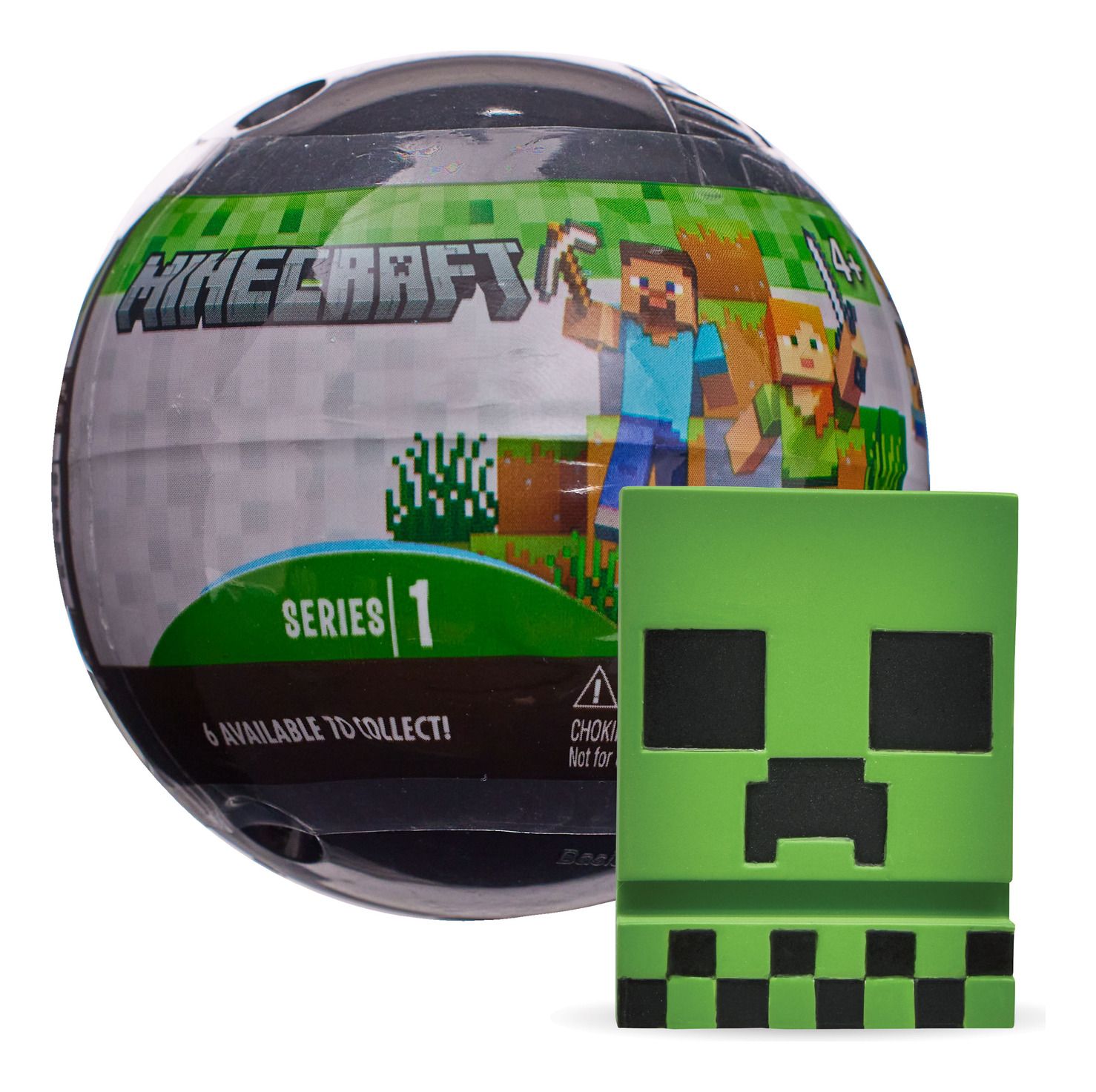 Mash'Ems Minecraft Collectible Figures - 1 Piece, Random Delivery