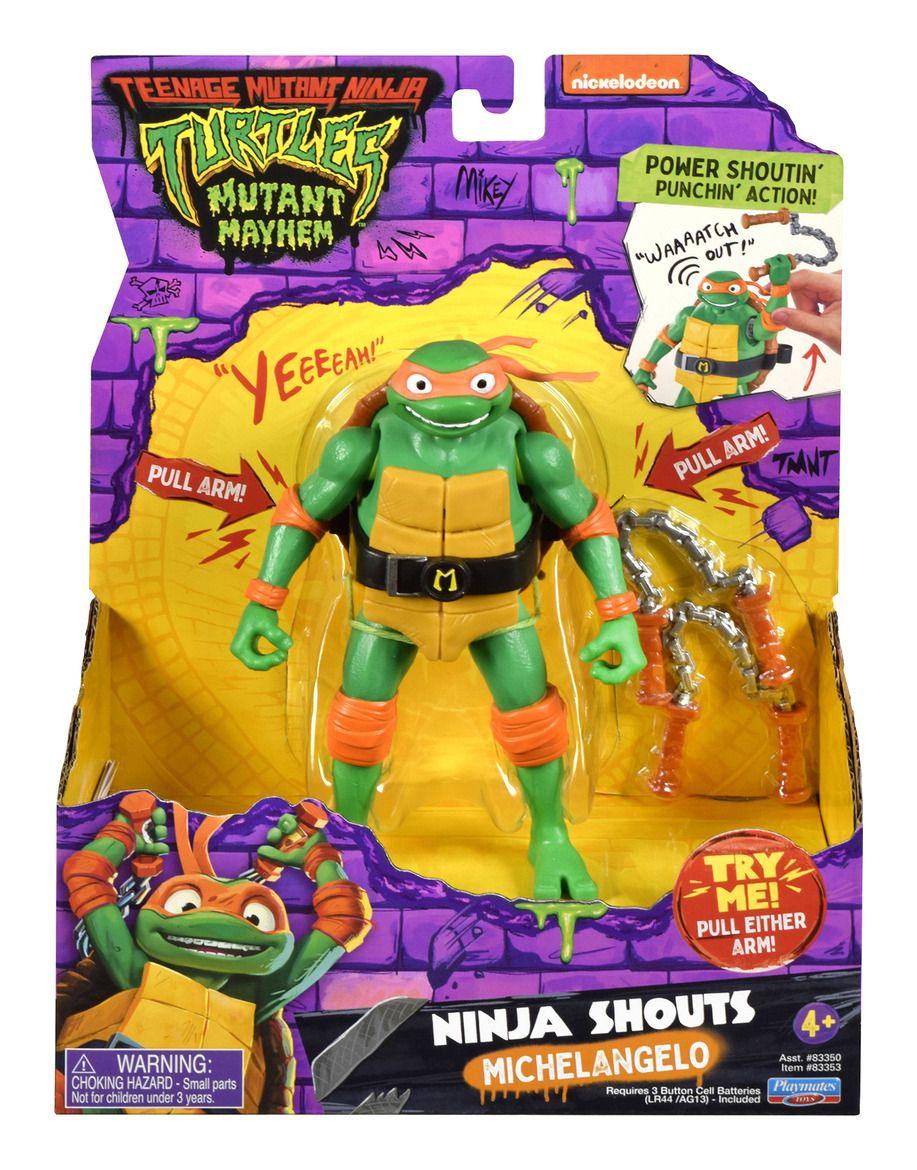 Teenage Mutant Ninja Turtles Movie Ninja Shouts Michaelangelo