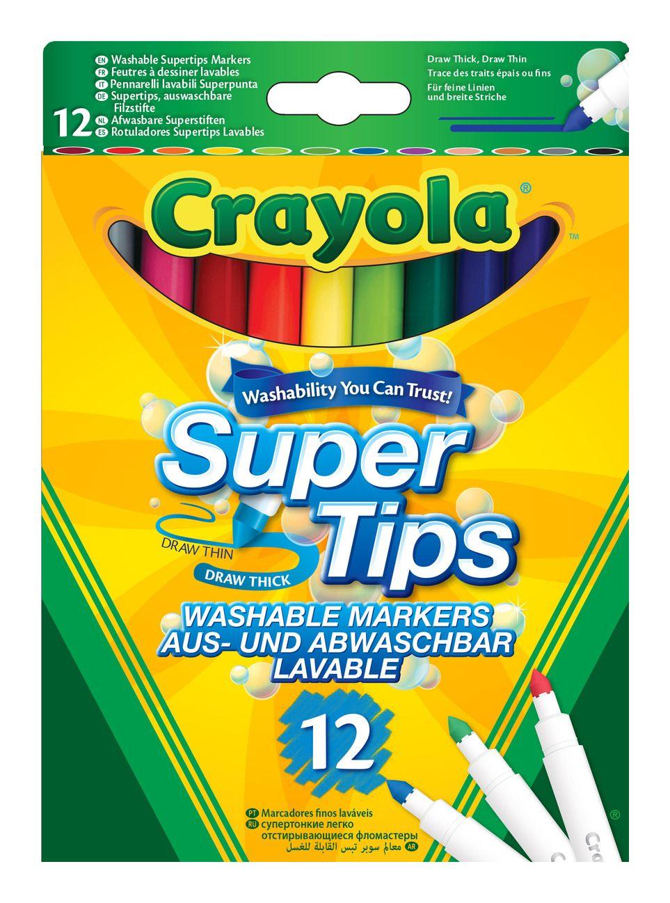 Crayola 12 Bright Supertips