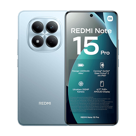 Xiaomi Redmi Note 15 Pro 4G Dual Sim 12GB RAM 512GB - Blue