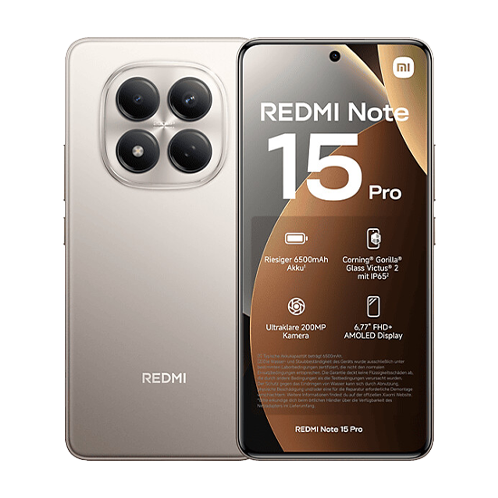 Xiaomi Redmi Note 15 Pro 4G Dual Sim 8GB RAM 256GB - Titanium