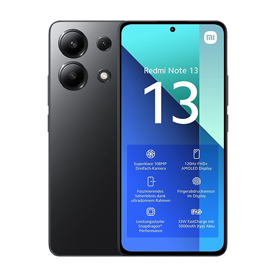 Xiaomi Redmi Note 13 4G Dual Sim 8GB RAM 128GB - Black