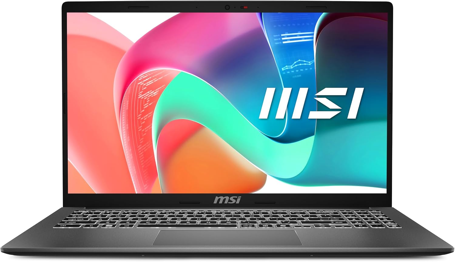 MSI Modern 15 Laptop 15.6" FHD IPS-Level Panel, i7-1355U, Intel Iris Xe Graphics, DDR IV 16GB (3200MHz), 512GB SSD, WIFI 6E, Windows 11 Home Plus - Platinum Gray